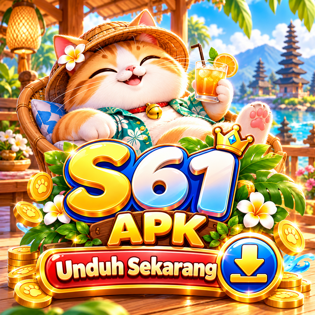 S61 APK game santai kucing dengan tombol unduh